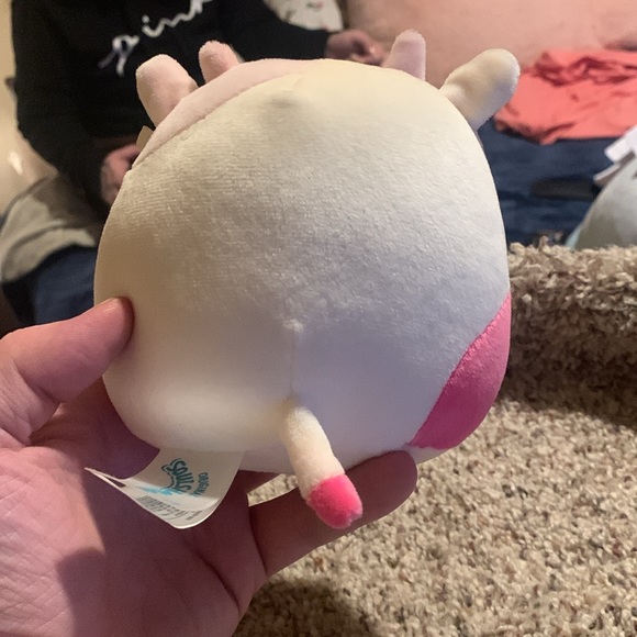 Caedyn heart nose cow 5 inch squishmallow NWT - Picture 3 of 7